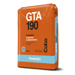 Coba GTA190 poederlijm anhydriet/gips — 25 kg (wit)