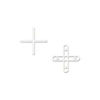 BIHUI Tegelkruisjes Cross 250 stuks - 3 mm.