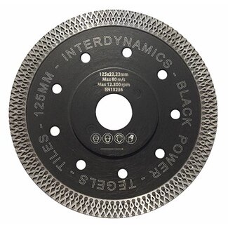 InterDynamics Diamantzaag Black Power Premium 115mm