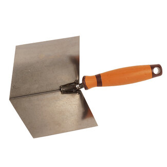 Super Prof Hoektroffel inwendig scherp, 100x75 mm RVS Soft Grip