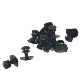 Rubber knoppen voor Super Prof Kniebeschermers 12 stuks