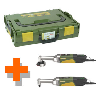 Proxxon Lange Hals Set LHW/BL + LWB/BL Borstelloos in L-BOXX 102 (NO 29290)
