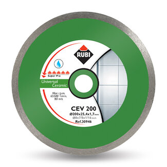Rubi CEV ø 200 SUPERPRO Diamantschijf