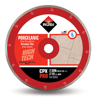 Rubi CPX ø 300 PRO Diamantschijf