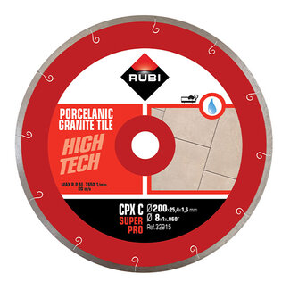 Rubi CPX ø 200 PRO Diamantschijf