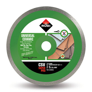 Rubi CSV ø 125 SUPERPRO Diamantschijf