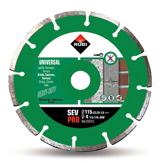 Rubi SEV ø 115 PRO Diamantschijf