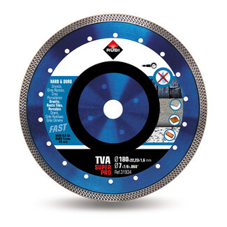 Rubi TVA ø 180 SUPERPRO Diamantschijf