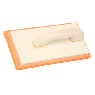 Schuurspons hout oranje fijn 280x140x20 mm