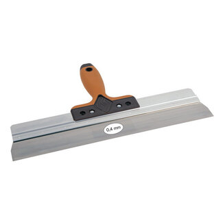 Super Prof Spackmes aluminium 220 mm RVS met Amerikaanse SUPERSOFT-hand