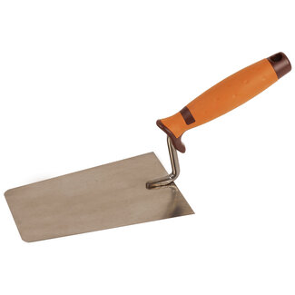 Super Prof Stukadoorstroffel recht afgeronde hoeken 180 mm RVS Supersoft greep