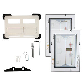 Edplit Tegel Inbouw Drukknop voor Geberit Sigma Delta TECE excl tools