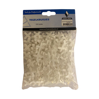 Tegelkruisjes Super Prof 1,5 mm 200 stuks