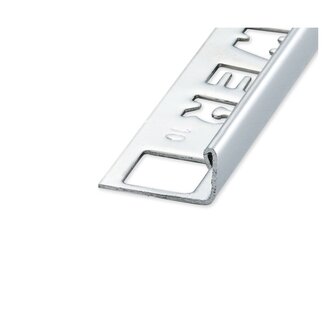 Tegelprofiel RVS recht hoogglans 12,5 mm